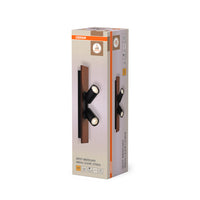 OSRAM DECOR SPOT MERCURY plafondlamp, 2 x 3,4W, houtlook, zwart