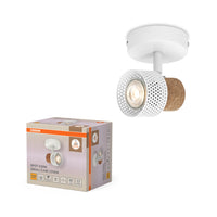OSRAM DECOR SPOT CORK plafondlamp, 1 x 3,4W, 230lm, wit
