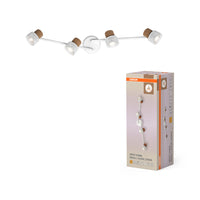 OSRAM DECOR SPOT CORK plafondlamp, 4 x 3,4W, 920lm, wit