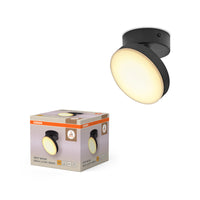 OSRAM DECOR Spot Moon plafondlamp, zwart, 1 spot, 5,5W