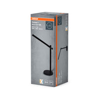 OSRAM Panan Alu tafellamp, zwart, aluminium, dimbaar