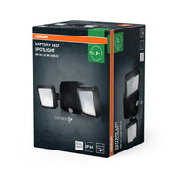 OSRAM Battery Spotlight Sensor, Außenleuchte, Schwarz, 10W