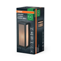 OSRAM ENDURA CLASSIC RADICK W buitenwandlamp, donkergrijs
