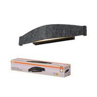 OSRAM DECOR Platte vilten wandlamp 13W 830 Donkergrijs