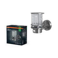 OSRAM ENDURA Classic wandlamp met sensor, staal, IP44