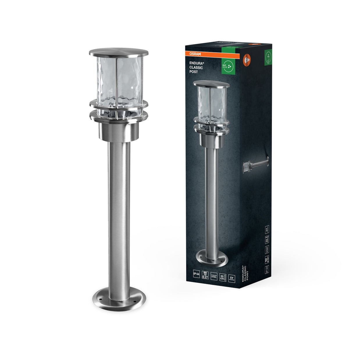 OSRAM ENDURA Classic buitenlamp 55 cm van roestvrij staal