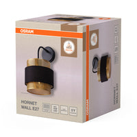 OSRAM DECOR Hornet wandlamp 1xE27 zwart