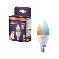 OSRAM Smart+ lamp met ZigBee-technologie, 5W, equivalent aan 40W, E14 fitting, instelbare witte lichtkleur, 470lm