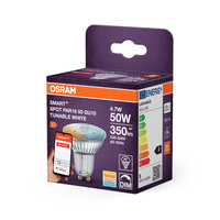 OSRAM Zigbee SMART+ SPOT TW, LED-retrofit reflectorlamp, instelbare kleurtemperatuur, PAR16, GU10