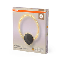 OSRAM DECOR Aura Wall wandlamp, 10W, 3000K, 800lm, Klik selecteren