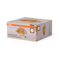OSRAM DECOR Bamboe Papieren Hut Plafondlamp Lichtbruin, 400 mm, E27