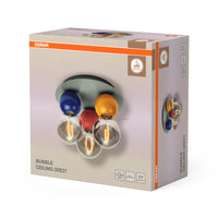 OSRAM DECOR Bubble Plafondlamp, 3 lampen, E27, Meerkleurig