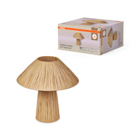 OSRAM DECOR Bamboe Papieren Hut Tafellamp 1xE27 Bruin