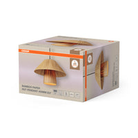 OSRAM DECOR Bamboe Papieren Hut Hanglamp 400 E27 Bruin