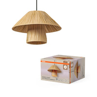 OSRAM DECOR Bamboe Papieren Hut Hanglamp 400 E27 Bruin