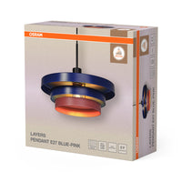 OSRAM DECOR Layers Pendelleuchte Blau, E27