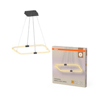 OSRAM DECOR Tetragon hanglamp, 18W, 3000K, 2000lm, warm wit, klikdimfunctie