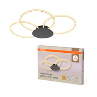 OSRAM DECOR Aura plafondlamp, 21W, 3000K, 2200lm, klikdimfunctie
