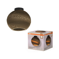 OSRAM DECOR Plafondlamp Decoratie Kartonnen Bal Bruin, E27