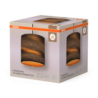 OSRAM DECOR hanglamp Decor Kartonnen Cilinder bruin, E27