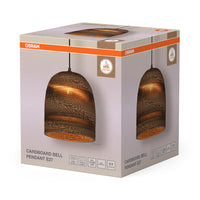 OSRAM DECOR Hanglamp Decor Kartonnen Bal Bel Bruin, E27