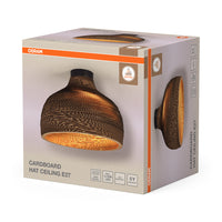 OSRAM DECOR Deckenleuchte Decor Cardboard Hat braun, E27