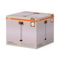 OSRAM DECOR Standleuchte Decor Cardboard Square braun, E27