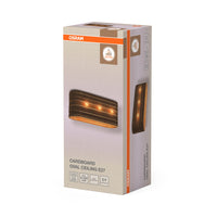 OSRAM DECOR Plafondlamp Decoratief Karton Ovaal Bruin, 3xE27