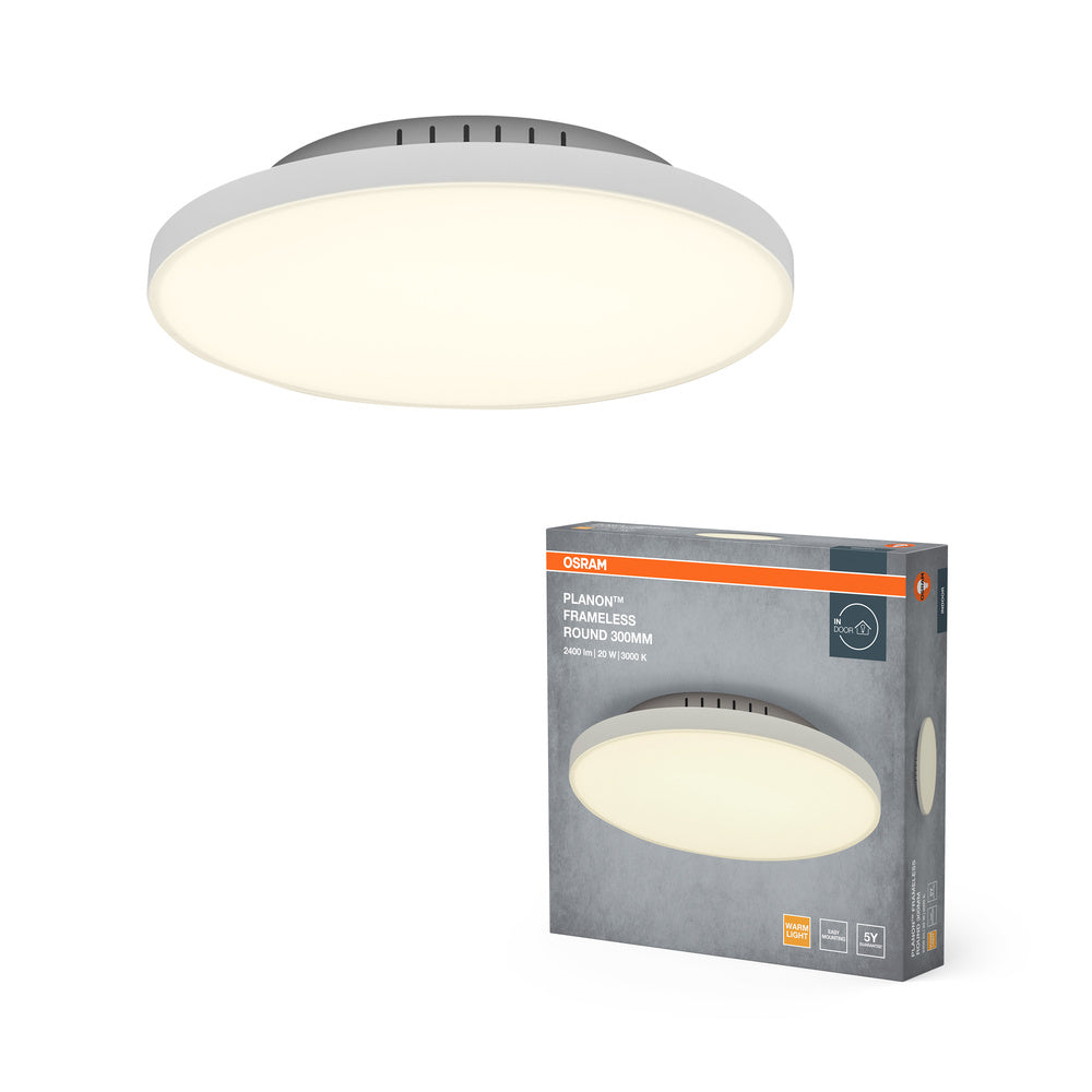 OSRAM Planon ronde plafondlamp zonder frame, 19W, 300mm