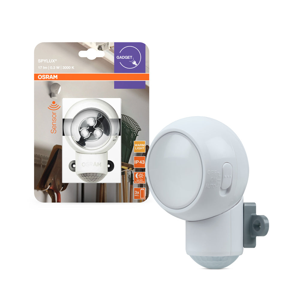 OSRAM LED Batteriebetriebene Leuchte, Leuchte für Innenanwendungen, Weiß, SPYLUX