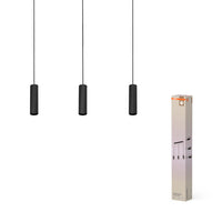OSRAM DECOR Drums LED-hanglamp, zwart, 3 lampen, GU10