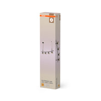 OSRAM DECOR Fuji Hanglamp Lineair 4-lichts hanglamp 16W 930 Zwart