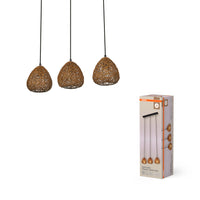 OSRAM DECOR Papieren Hanglamp Lineair 3xE27 Beige