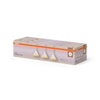 OSRAM DECOR hanglamp, 3-lichts, Decor Pulp wit, E14