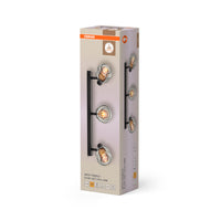 OSRAM DECOR Spot Firefly plafondlamp, inclusief OSRAM lamp, zwart, 3 x 2,8W, 750lm