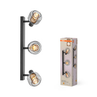 OSRAM DECOR Spot Firefly plafondlamp, inclusief OSRAM lamp, zwart, 3 x 2,8W, 750lm