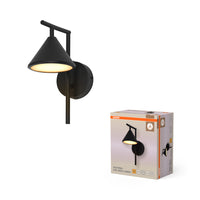 OSRAM DECOR Fuji Wall wandlamp 5W 930 Zwart