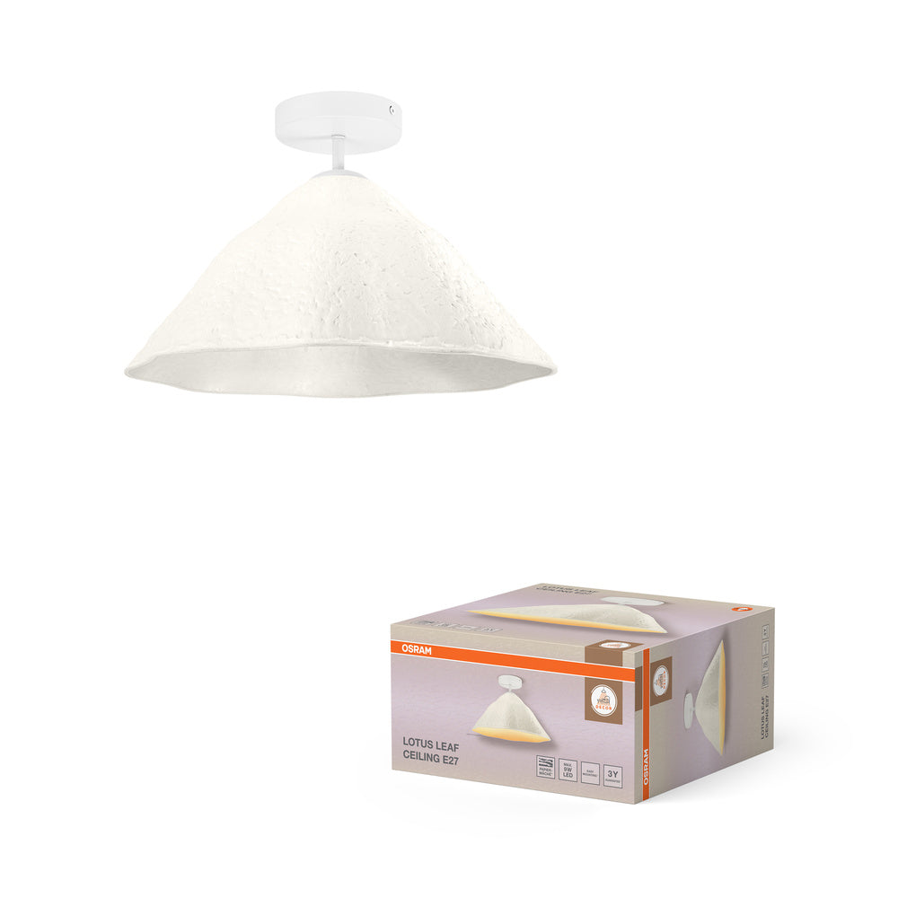 OSRAM DECOR plafondlamp Decor Lotusblad wit, E27, 396 mm