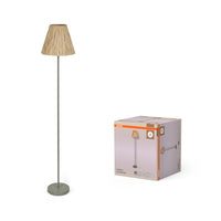 OSRAM DECOR Vloerlamp Decor Raffia groenbruin, E27, 300 mm