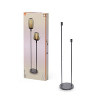 OSRAM Decor Stick Vloerlamp Donkergrijs 146cm 2x E27, exclusief lampen