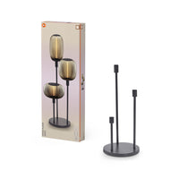 OSRAM Decor Stick Vloerlamp Donkergrijs 78cm 3x E27, exclusief lampen