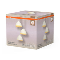 OSRAM DECOR hanglamp, 3-lichts, Decor Camel Bell, wit, E14