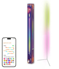 OSRAM Matter SMART+ Floor Corner Slim Stehlampe, mit Fernbedienung, Weiß, 2000 mm, RGB + Tunable White (TW)