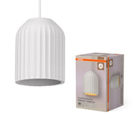 OSRAM DECOR Plaster Routes Hanglamp 150 1xE27 Wit