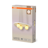 OSRAM DECOR Plaster Nest hanglamp 3xG9 wit