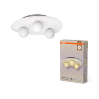 OSRAM DECOR Plaster Nest Plafondlamp 3xG9 Wit
