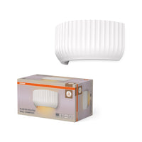OSRAM DECOR Plaster Routes Wall wandlamp Up 310 1xE27 Wit