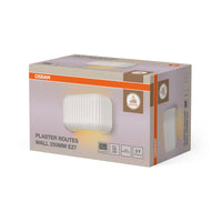OSRAM DECOR Plaster Routes wandlamp 250 1xE27 wit