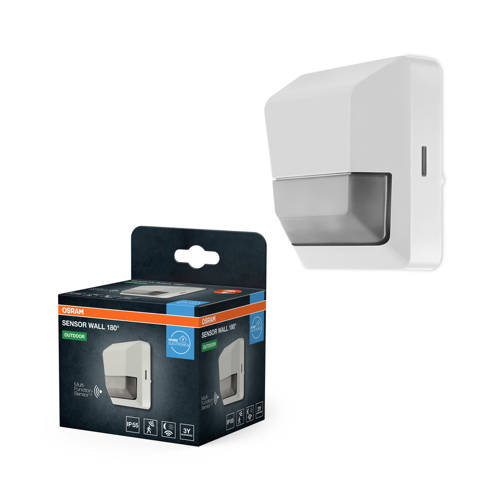 OSRAM Bewegings- en Lichtsensor Wandmodel 180 graden Wit