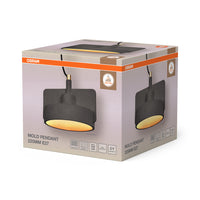 OSRAM DECOR Mold Pendant hanglamp 225 mm 1x E27 Donkergrijs